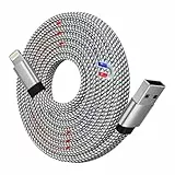 Magtame iPhone Magnetisches Ladekabel, 1.5M USB A Light-ning Kabel Spiralkabel Aufgerollt, Flach iPhone Original Kabel MFi-Zertifiziert Nylon Geflochten für iPhone 14 13 Pro Max Mini XS XR X 8 7 SE