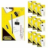 Idena 90440 - Block kariert A5, 10 Stück, Notizblock mit 50 Blatt und ohne Rand, 70g/m² Papier ungelocht und kopfgeleimt