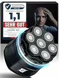 BALDWIN Glatzen Rasierer Herren – Glatzenrasierer 7D mit Magnetischen Scherkopf | Kopfrasierer Glatze | Bold Shaver Kopf | Head Shaver, Trocken und Nass Rasur, Wasserdicht, Kopf Rasierer