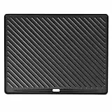 45x35cm Gusseisen Grillplatte für Rösle Videro G4-S, Rösle Allflame Prime 4, Grillpfanne Ersatzteil für Enders Kansas Pro 4,Uniq 4 IK Cruster, Wendeplatte für Napoleon Rogue 525, Prestige 500, 1 Stück