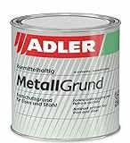 ALDER Metallgrund - 750 ml Grau - Grundierung & Korrosionsschutz für Eisen und Stahl, für innen und außen