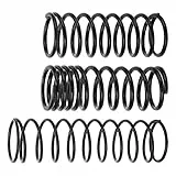 3-teiliges Upgrade-Pedalfeder-Set, Brems-, Gas- und Kupplungspedal-Feder-Set aus Metall, Schwarz, Hochfest, für G25 G27 G29 G920 Rennrad