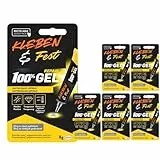 Alleskleber 100% GEL Universalkleber, Reparaturkleber, Dekorkleber (6 x 8g)