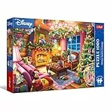 Trefl Premium Plus Quality - Puzzle Disney, Disney Weihnachtshäuschen – 1000 Teile, Charakter-Puzzleserie, für Erwachsene und Kinder ab 14 Jahren