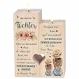 Tochter Geschenke von Mama, Kerzenständer Geschenk für Tochter, Beste Tochter Geschenke, Mutter Tochter Geschenk, Geburtstagsgeschenk für Meine Tochter,18 Geburtstag Geschenk - An Meine Tochter
