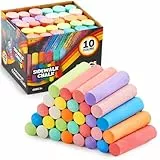 JOYIN 30 Stück Straßenkreide abwaschbare Straßenmalkreide in 10 Farben für Kinder, ungiftige Jumbo-Kreide für drinnen und draußen, Tafel, Gartenkunst, Malen, Geschenk für Kinder