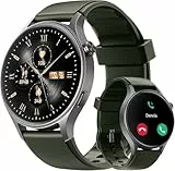 aeac Smartwatch Damen Rund mit Telefonfunktion,AMOLED Ultra-Clear Screen Uhren Damen (Durchmesser 43mm),110+ Sportmodi Watch mit SpO2 Pulsuhr Schlafmonitor,3ATM Wasserdicht Fitnessuhr für iOS Android