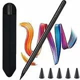 KARFUN Stylus Pen für iPad Apple 2018–2025,Tablet Pencil mit 15 Minuten Fast Charging für IPad 10/9/8/7/6th Gen,i Pad Pro 11/12.9',iPad mini 6/5th/ Air 3/4/5, Tablet Stift (Schwarz Knopfschalter)