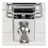 STIER Zylinderschloss-Set, für alle STIER Aluboxen, Transportbox, Schloss-Set, 2 gleichschließende Schlösser, 2 Schlüssel