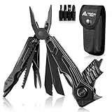 Freelander 21 in 1 Faltbares Multitool Werkzeug - Zange Mit Taschenmesser, Säge, Schraubendreher Bits - Camping Ausrüstung Mit Nylontasche für Outdoor, Geschenk für Männer