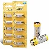 LiCB 10 Stück 23A 12V Alkaline Batterie, A23S MN21/23 L1028 A23 12V Batterie 3 Jahre Lagerfähigkeit 100% Voll Garantie