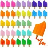 YSsgjK 36 Stück Mini Kinder Textmarker, Eisförmige Textmarker Set Stifte Textliner Highlighter Marker, Klein Marker für Tagebuch, Süßigkeiten Party Geburtstag Grußkarte