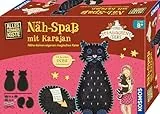 Kosmos 605681 Die Schule der magischen Tiere Näh-Spaß mit Karajan, Nähset für Anfänger und Bastelset Kinder ab 8 Jahren, enthält Filzstoff, Nadel, Stickgarn und Füllmaterial