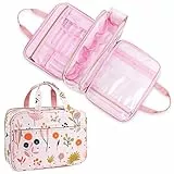 Lychii Groß Kulturbeutel, Reise Make-up Tasche, Wasserdicht Waschbeutel Kosmetiktasche Toiletttasche für Frauen & Mädchen