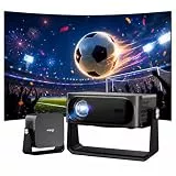 4K Smart Beamer mit Netflix, iSinbox Tageslicht Beamer Autofokus & 6D Trapezkorrektur, Tragbarer Heimkino Projektor mit Schwenkbarer Dolby,WiFi 6＆ Bluetooth 5.3, HDR10+