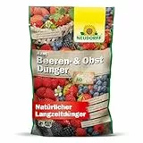Neudorff Azet Beeren- & ObstDünger – Bio-Dünger für mehr Geschmack und reiche Ernte bei Beeren und Obst mit natürlicher Sofort- & Langzeitwirkung, 750 g