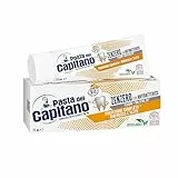 Pasta del Capitano, Bio Zahncreme Ingwer mit antibakterieller Wirkung, Gewährleistet umfassenden Schutz der Zähne und verleiht stets frischen Atem, 100% Made in Italy, 75 ml Tube