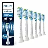 Philips Sonicare C3 Premium Plaque Defense, Original Ersatzbürstenköpfe, Weiß, 6er-Pack, HX9046/87