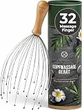 HELDSON® Kopfmassage Spinne - FSC®100% - Kopfmassagegerät - Muttertagsgeschenk - Kopfmassage & Haarmassage - Kopfmassagegerät - Kopfkratzer - Muttertag Geschenk für Frauen, Männer & Senioren