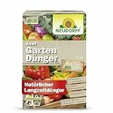 Neudorff Azet Gartendünger – Bio Universaldünger fördert die Blühkraft und reiche Ernte aller Gartenpflanzen mit natürlicher Sofort- & Langzeitwirkung, 2,5 kg