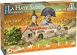Italeri 6197S 1:72 Battle-Set Waterloo La Haye Sainte, originalgetreue Nachbildung, Modellbau, Basteln, Hobby, Kleben, Plastikbausatz, Zusammenbauen, Mehrfarbig, 0.091666667