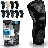 POWERLIX Athletics Kniebandage, Kompressionsbandage für Laufen, Joggen, Sport, Basketball, Gelenkschmerzen, Arthritis und Verletzungen, verbesserte Durchblutung