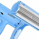 ACE2ACE Fusselrolle Tierhaare, Tierhaarentferner, Fusselbürste Tierhaare für Hundehaare und Katzenhaare, Hundehaarentferner für Sofa, Bett, Teppich, Kratzbaum, Baby blau