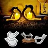 EPODA Silikonform Vogel, GießForm Vogel Klein, Betonformen GießForm Garten, Silikonformen Giessformen Vogel