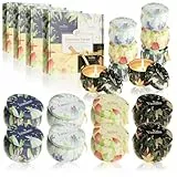 Robin Goods® 16x Sojawachskerze - Präsent-Set mit verschiedenen Duft-Kerzen - Aromatherapie - Wachs-Kerze - Geschenkset für Valentinstag, Muttertag und Geburtstag (16 Stück - Duftkerzen)