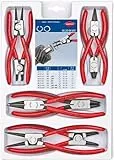 KNIPEX Sicherungsringzangen-Set 8-teilig, 00 20 04 V01
