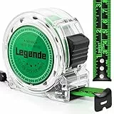 SunmeiTrad Geschenke für Männer Papa Mann, Lustige Weihnachtsgeschenke Geschenk Massband, Gadgets Geburtstagsgeschenk Weihnachten, Adventskalender Füllung Männer（7.5M/25FT-Durchsichtig)