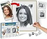 Schipper Malen nach Zahlen – Male deinen Liebling Schwarz-Weiß, individuelles Porträt als Malvorlage, eigenes Foto als Malvorlage, personalisiertes Malset, 30 x 40 cm, kreative Geschenkidee