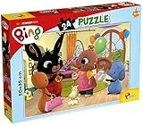 Liscianigiochi 77960 Plus Bing Facciamo Festa Puzzle doppelseitig 24, Mehrfarbig