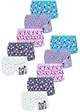 LOREZA ® 10er Pack Mädchen Pantys Boxershorts Unterwäsche aus Baumwolle (128/134, Modell 6)
