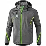 Erima Herren Softshelljacke Function (9060710), grau melange/green gecko, XXL