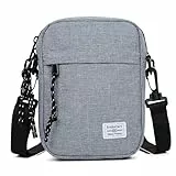 Schultertasche für Handy und Geldbörse, Handy Umhängetasche mit Geldbörse Herren, Reißverschluss Handy Umhängetaschen Herrentasche Schultertasche Brieftasche Handytasche Brieftasche Handtasche