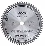kwb Kreissägeblatt 184 x 16 mm, sehr feiner Schnitt, Sägeblatt geeignet für Arbeitsplatten, Holz und beschichtete Platten