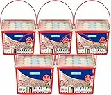 Stylex 48104 Straßenkreide, Mehrfarbig (5X 20er Eimer eckig)