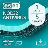 ESET NOD32 Antivirus 2025 | 5 Geräte | 1 Jahr | inklusive Gamer-Modus, Schutz vor Ransomware und Phishing, geringe Systembelastung | Windows, macOS| Offizieller deutscher Aktivierungscode per E-Mail