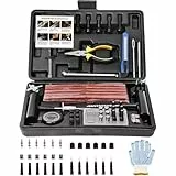 Reifenreparaturset, AUTOWN 102-teiliges Reifenreparaturset Auto für Autos, Autoreifen Reparaturset und zum Reparieren von Platten Reifen, Reifenreparaturstopfen