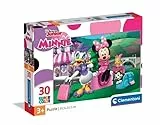 Clementoni Puzzle Minnie 30 Stücke für Kindern 3-6 Jahre, Cartoon, Geschenk für Kinder, Puzzle für Kinder, Made in Italy, 20287