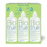 Bausch + Lomb Biotrue All-in-One Kontaktlinsenreiniger und Aufbewahrungslösung für weiche Kontaktlinsen, 3er Pack, 3 x 300 ml - Sondergröße
