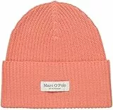 Marc OߴPolo Damen Strickmütze aus Bio-Baumwolle mit Logo