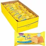KuchenMeister mini Kuchen Snack Vanille 35 g im 27er Pack | Saftiger Vanillekuchen | Snackformat | einzeln verpackt für leckeren Kuchengenuss zwischendurch | 27 x 35 g