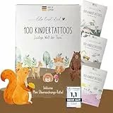 lila liebt dich® 100 angesagte Kindertattoos mit Tieren – hautfreundlich & getestet – Tattoos für Mädchen & Jungen – Made in Germany