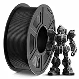 TECBEARS PETG Filament 1.75 mm Schwarz, Stärker Zähigkeit PETG 3D Drucker Filament, 1kg Spule, Maßgenauigkeit +/- 0,02 mm, Kompatibel mit FDM Drucker