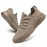 CAIQDM Damen Turnschuhe Sneaker Schuhe Damen Sportschuhe Laufschuhe Tennisschuhe Outdoor Running Damen Walkingschuhe Straßenlaufschuhe rutschfest Atmungsaktiv Leichtgewichts Braun 39