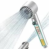 MEKO Duschkopf mit Filter in 15 Schichten, Hochdruck Handbrause mit 1,5 M Schlauch, 3+1 Strahlarten, Shower Head für Entfernen vom harten Wasser, Rest-Chlor, Bakterien und Schwermetall