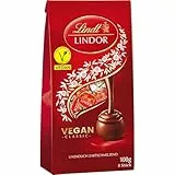 Lindt Schokolade | Lindor Beutel Vegan | 108g | 9 Kugeln mit zartschmelzender Füllung | Schokoladen-Geschenk