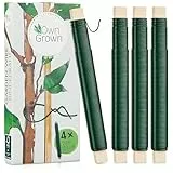 OwnGrown Bindedraht Pflanzen: 4x20m Garten Draht zum Basteln und Pflanzenbinder grün – Pflanzen Draht Adventskranz binden – Blumendraht – Grüner Bindedraht – Basteldraht Grün – Draht Weihnachtskranz
